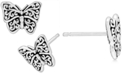 Lois Hill Filigree Butterfly Stud Earrings in Sterling Silver